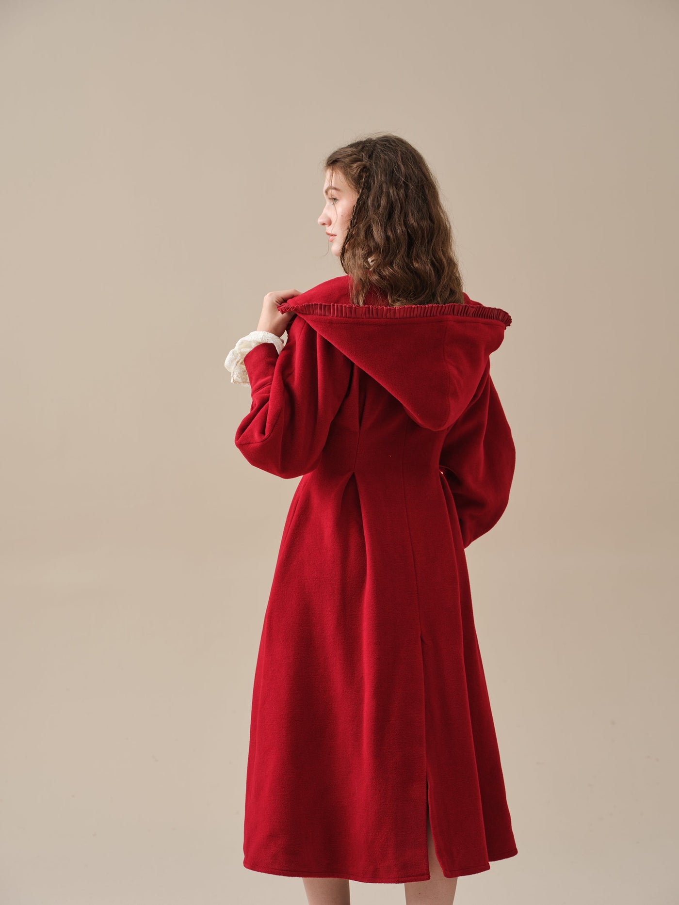 Jacques 25| long hooded victorian coat (100% wool) – Linennaive