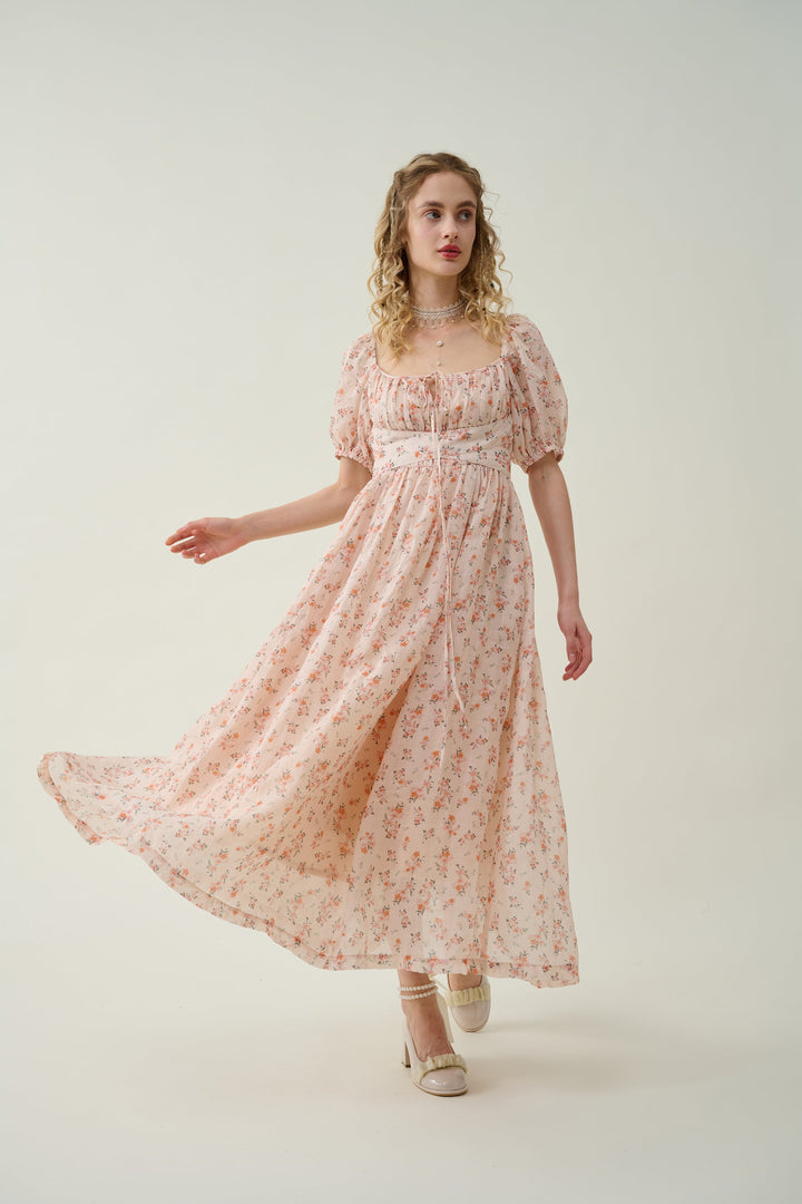 Alice 19 | Floral linen dress