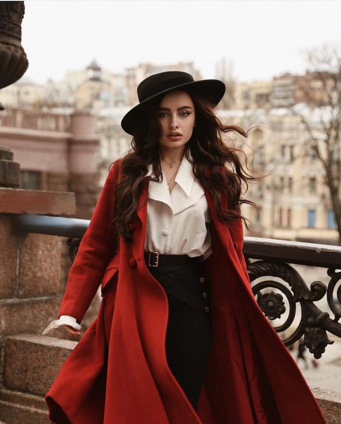 The Roman Holiday 17 100 wool classic coat Linennaive