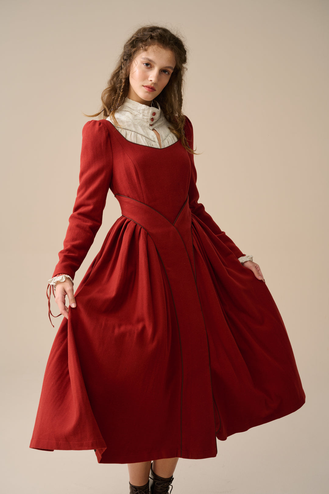 Rosalind 19 | Vintage victorian wool dress