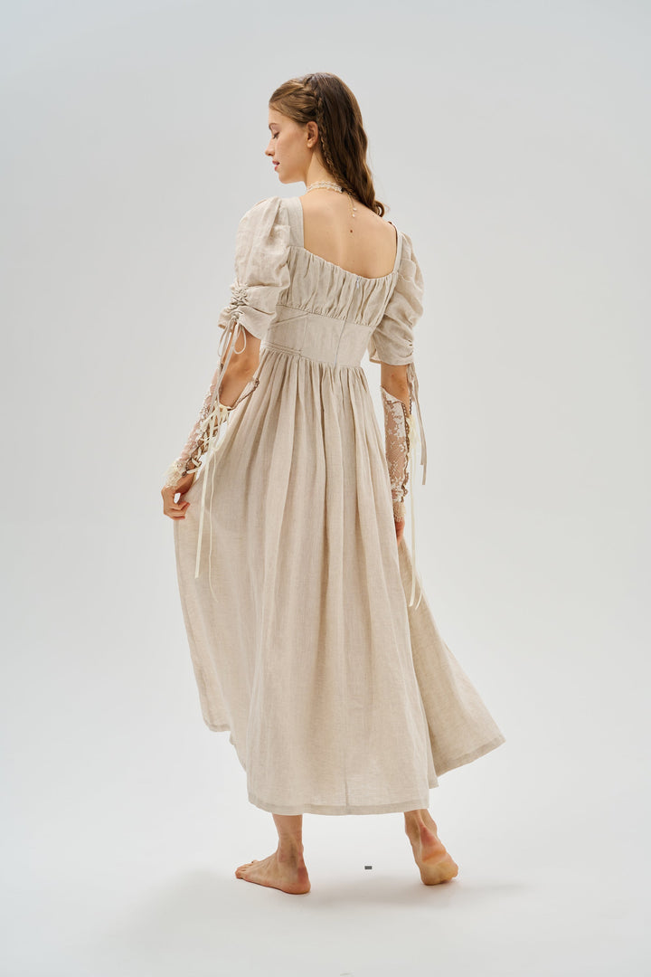 Monette 27 | Corset Linen Dress