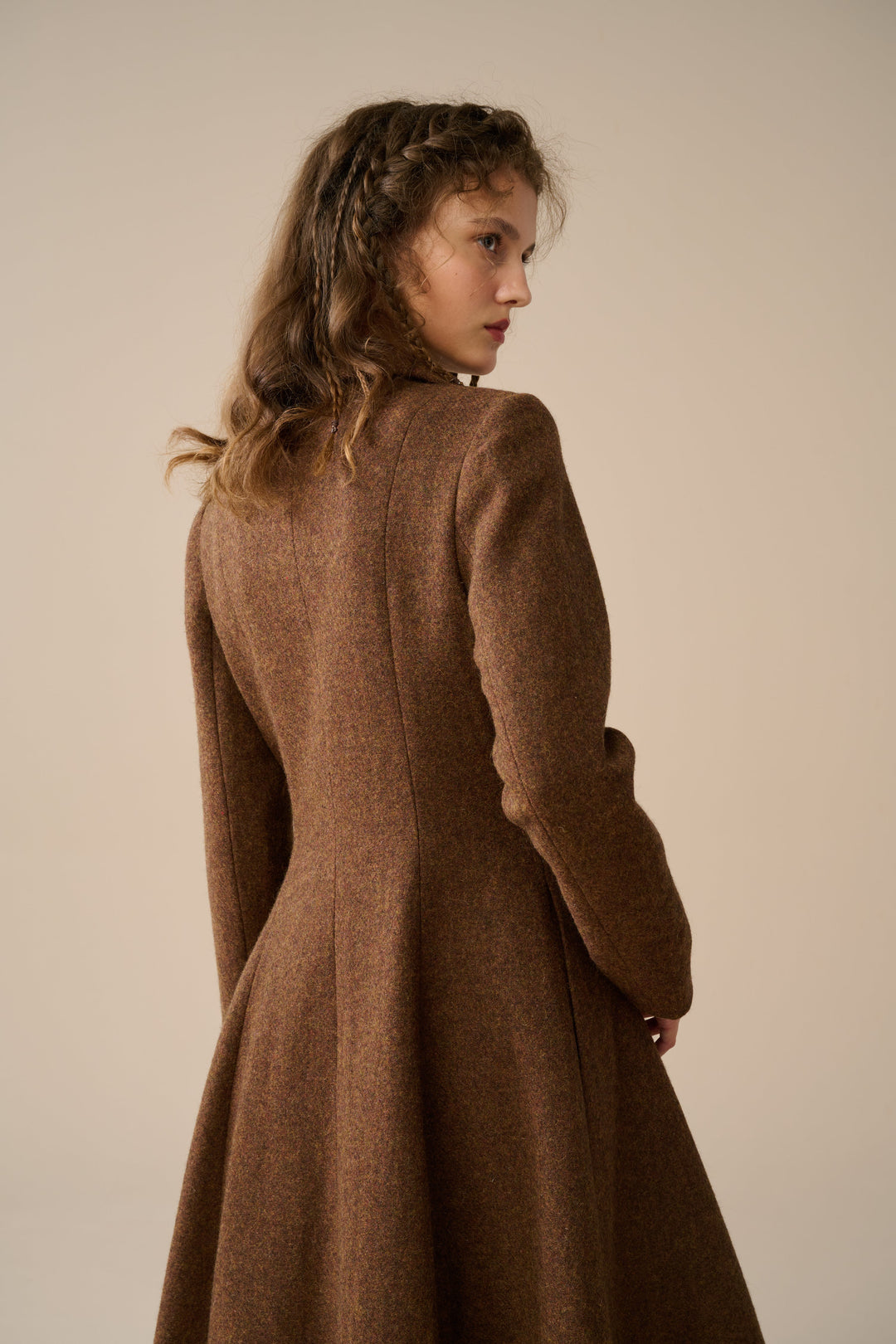 Doreen 15 |Vest-Layered 100% Wool Coat