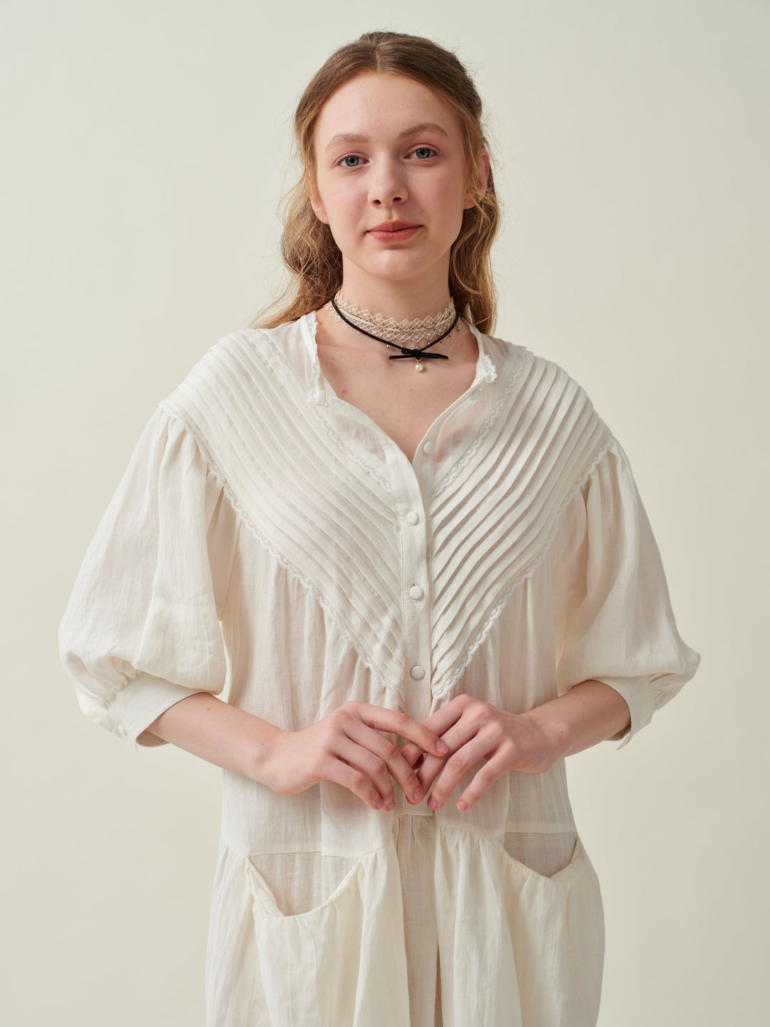 Lily 19 | linen dress with pockets