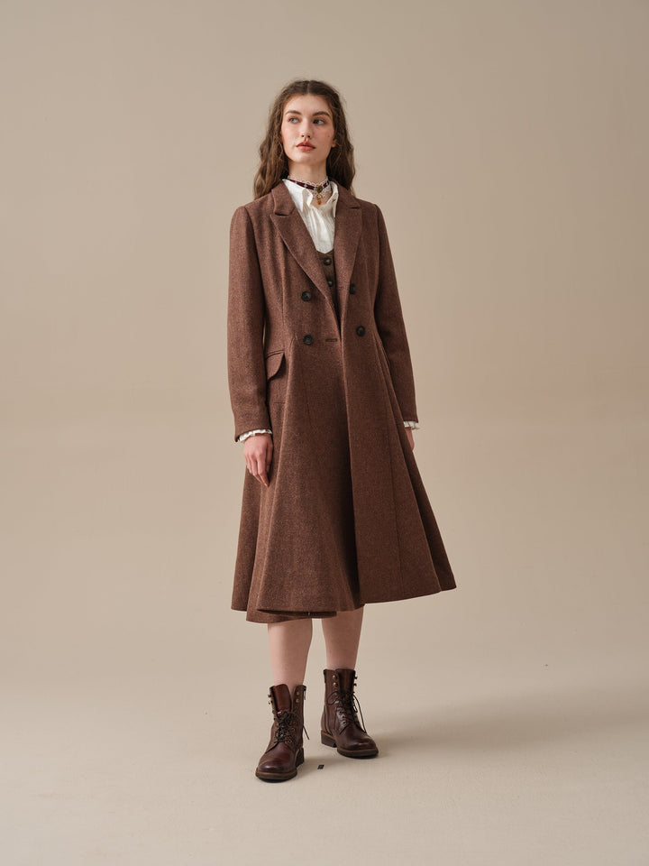 The Roman Holiday 17 | 100% wool classic coat