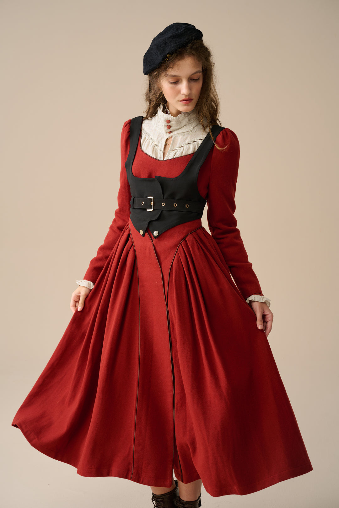 Rosalind 19 | Vintage victorian wool dress