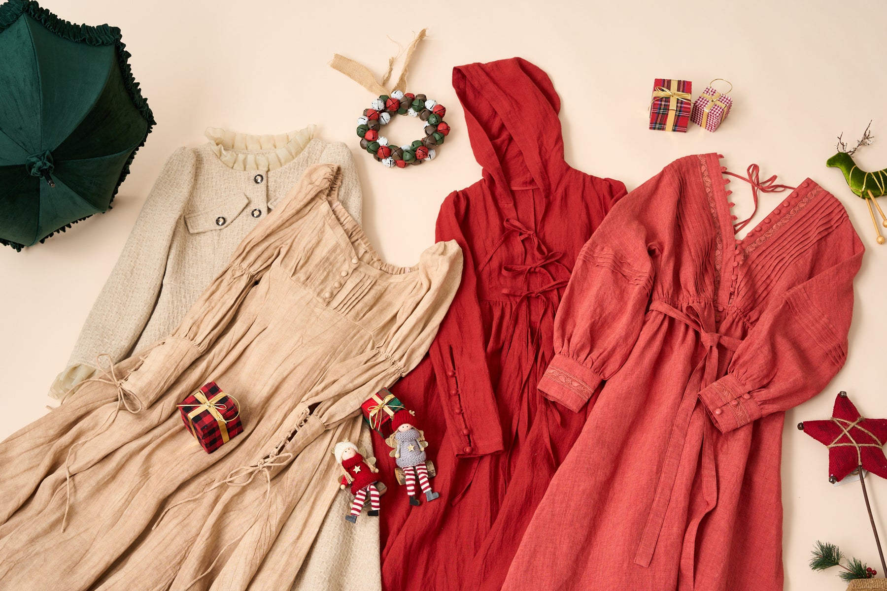 BERGAMOTE 20 Floral Linen Dress – Linennaive