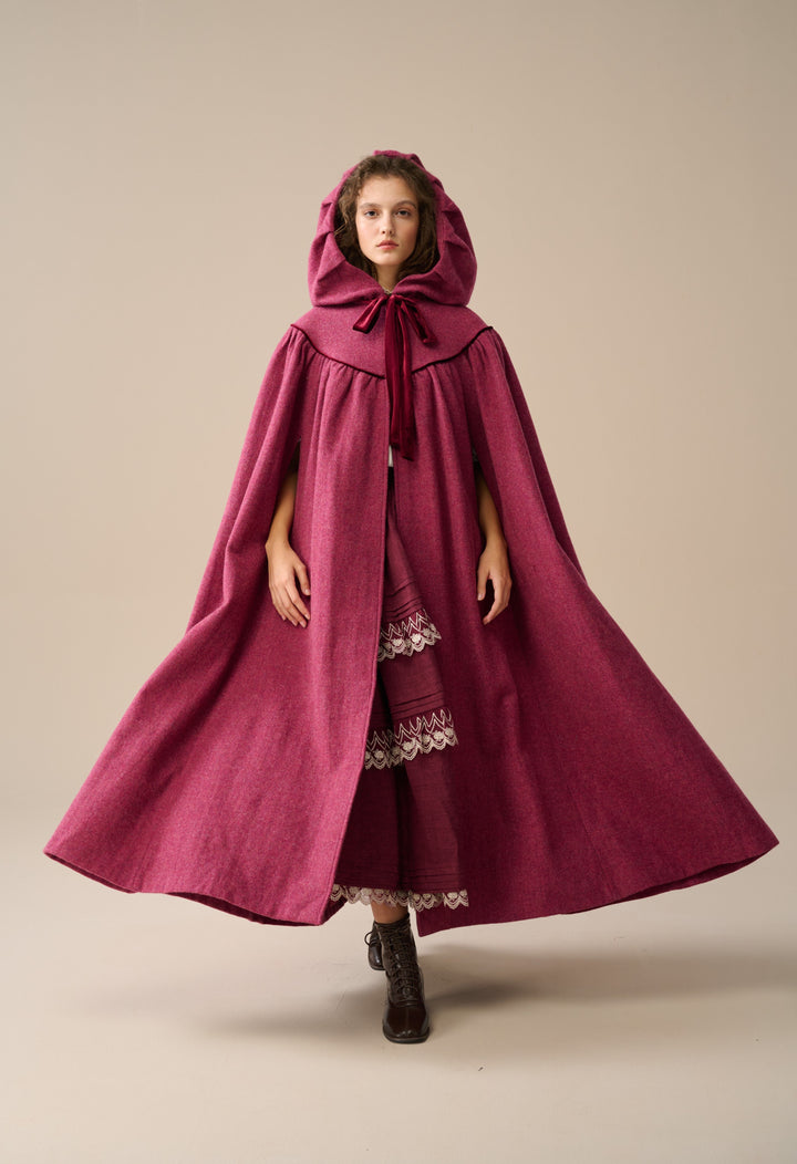 Perfumer 33 | hooded wool cloak