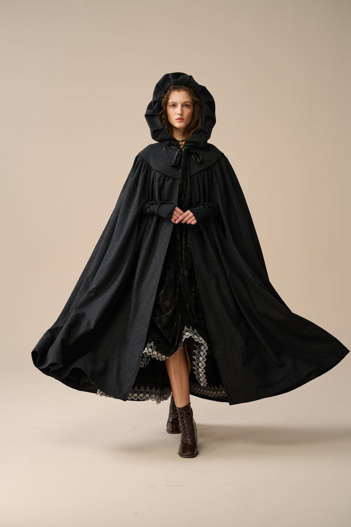 Perfumer 33 | white wool cloak wedding cape