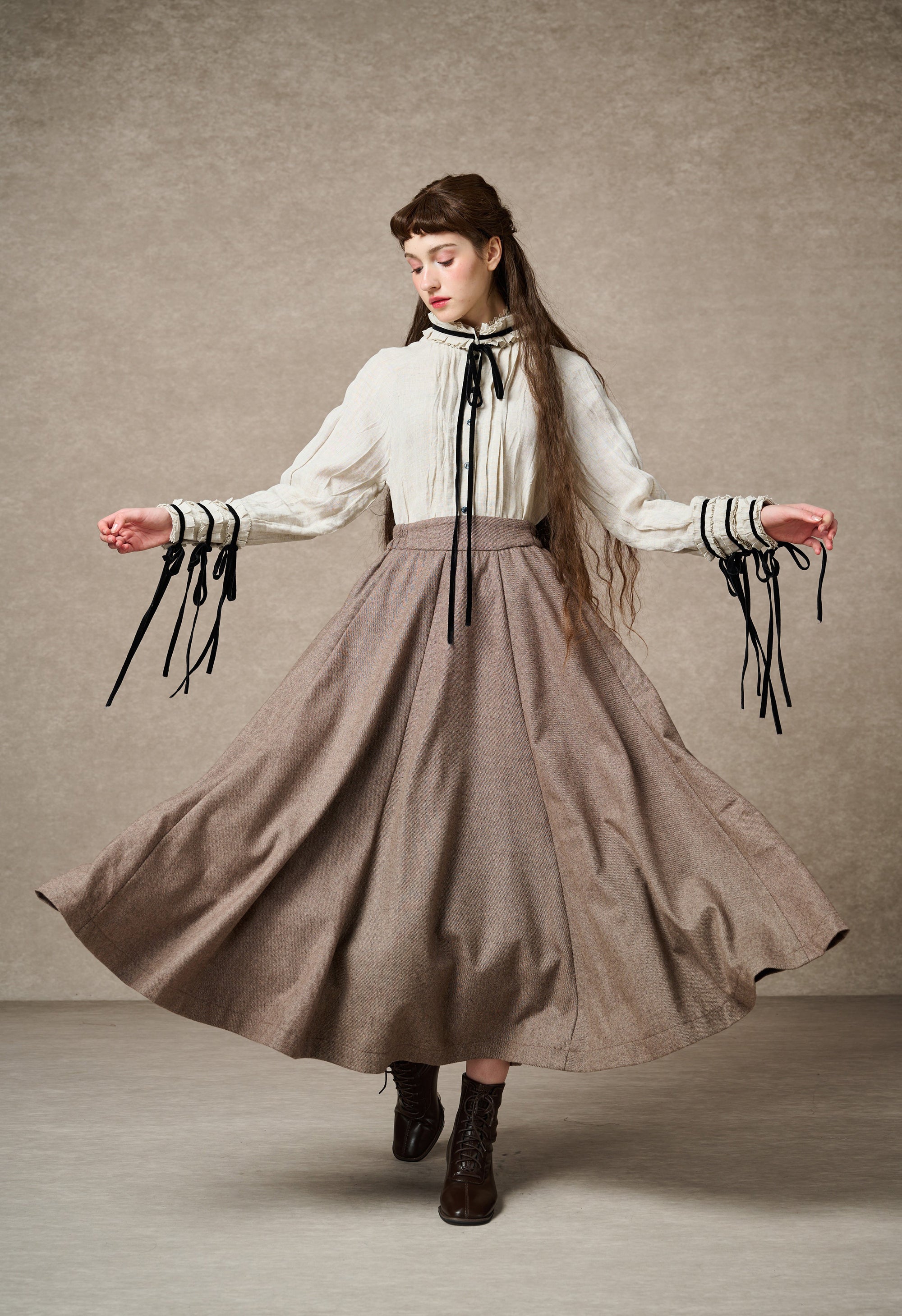 Long wool skirt 12 discount
