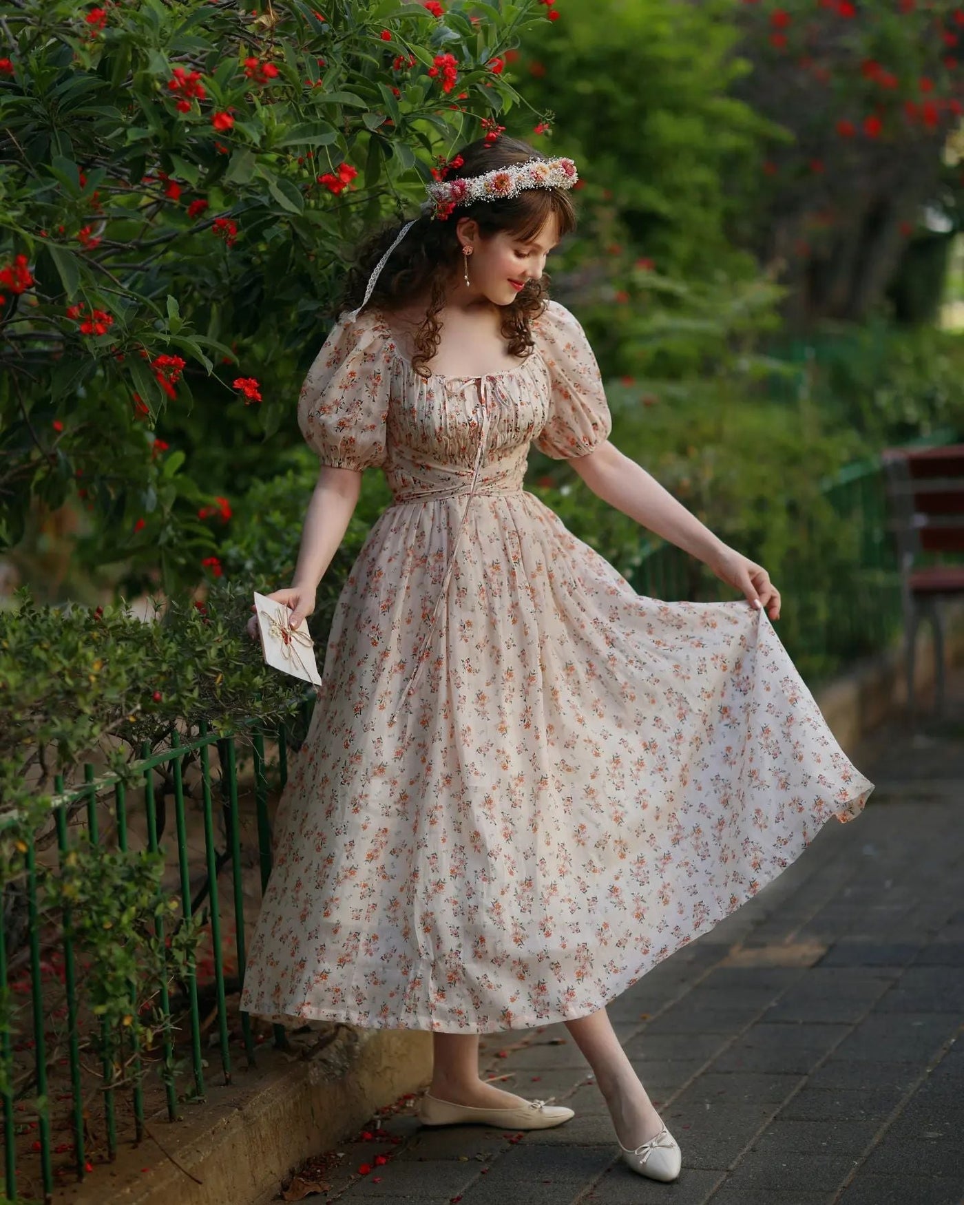 Alice Linen Dress, Women's Fashion