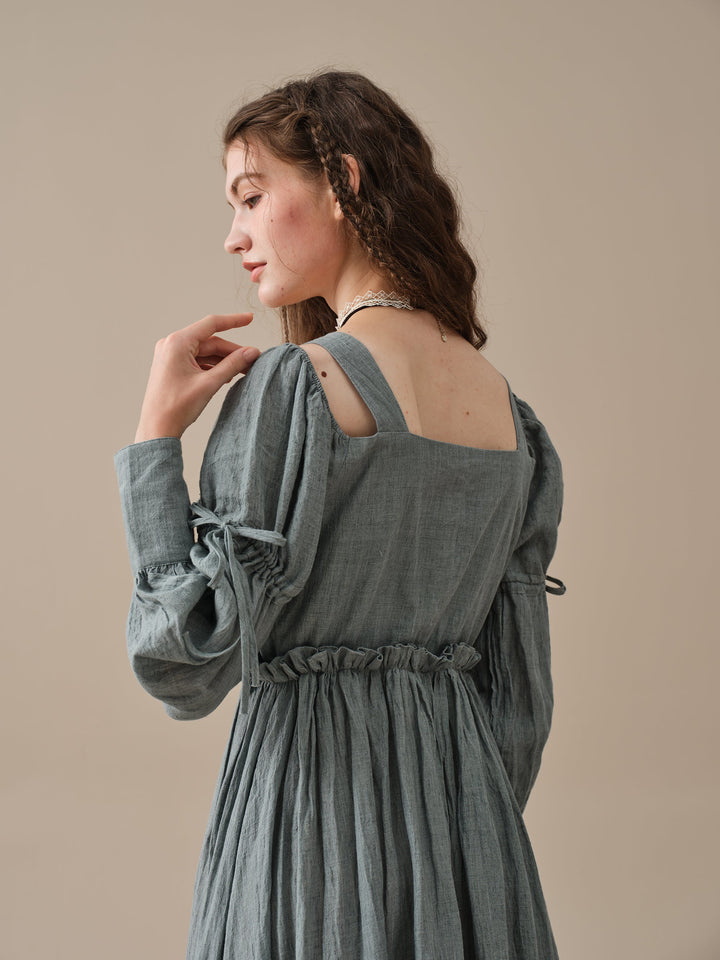 Olivia 28 | Puff sleeve corset dress