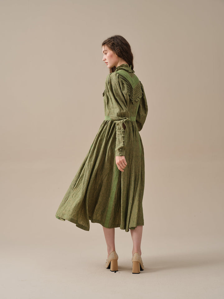 MARY 18 | VINTAGE LINEN DRESS GOWN