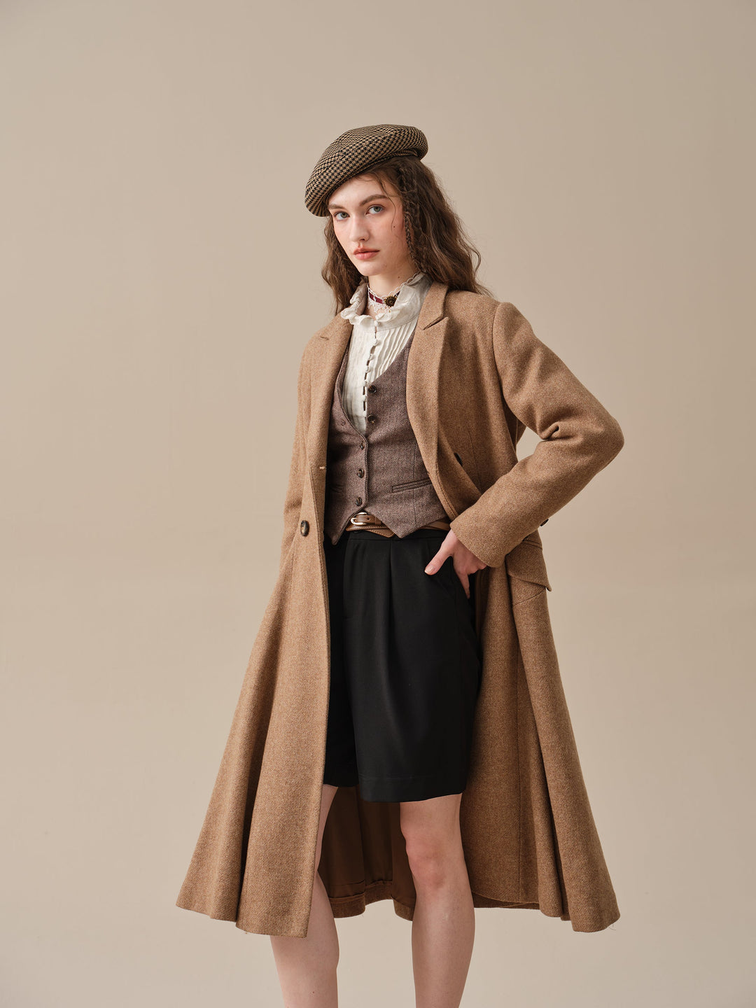 The Roman Holiday 17 | 100% wool classic coat