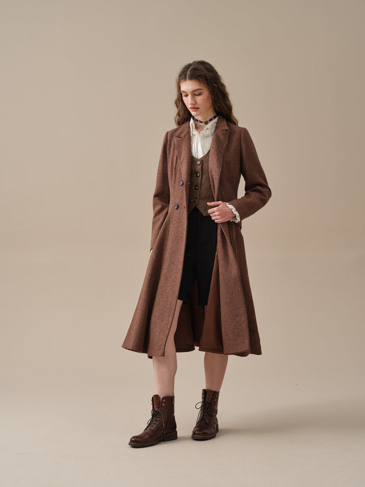 The Roman Holiday 17 | 100% wool classic coat