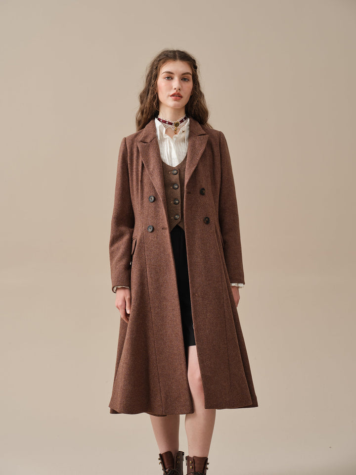 The Roman Holiday 17 | 100% wool classic coat