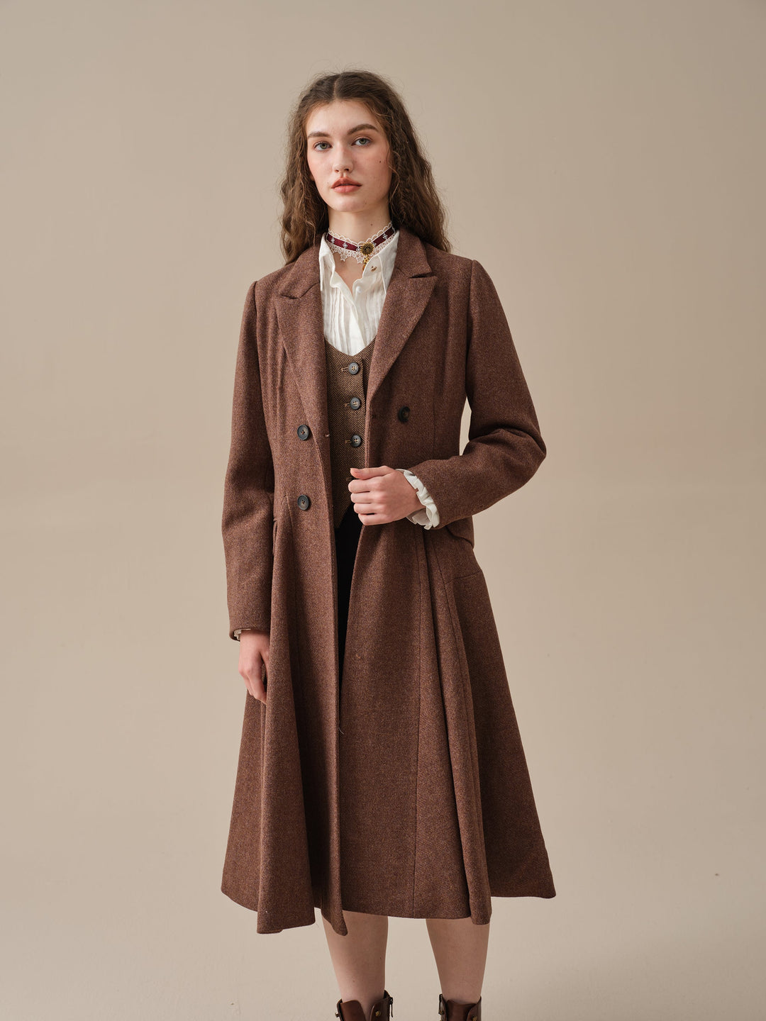 The Roman Holiday 17 | 100% wool classic coat