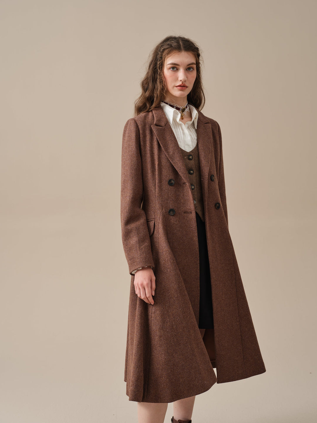 The Roman Holiday 17 | 100% wool classic coat