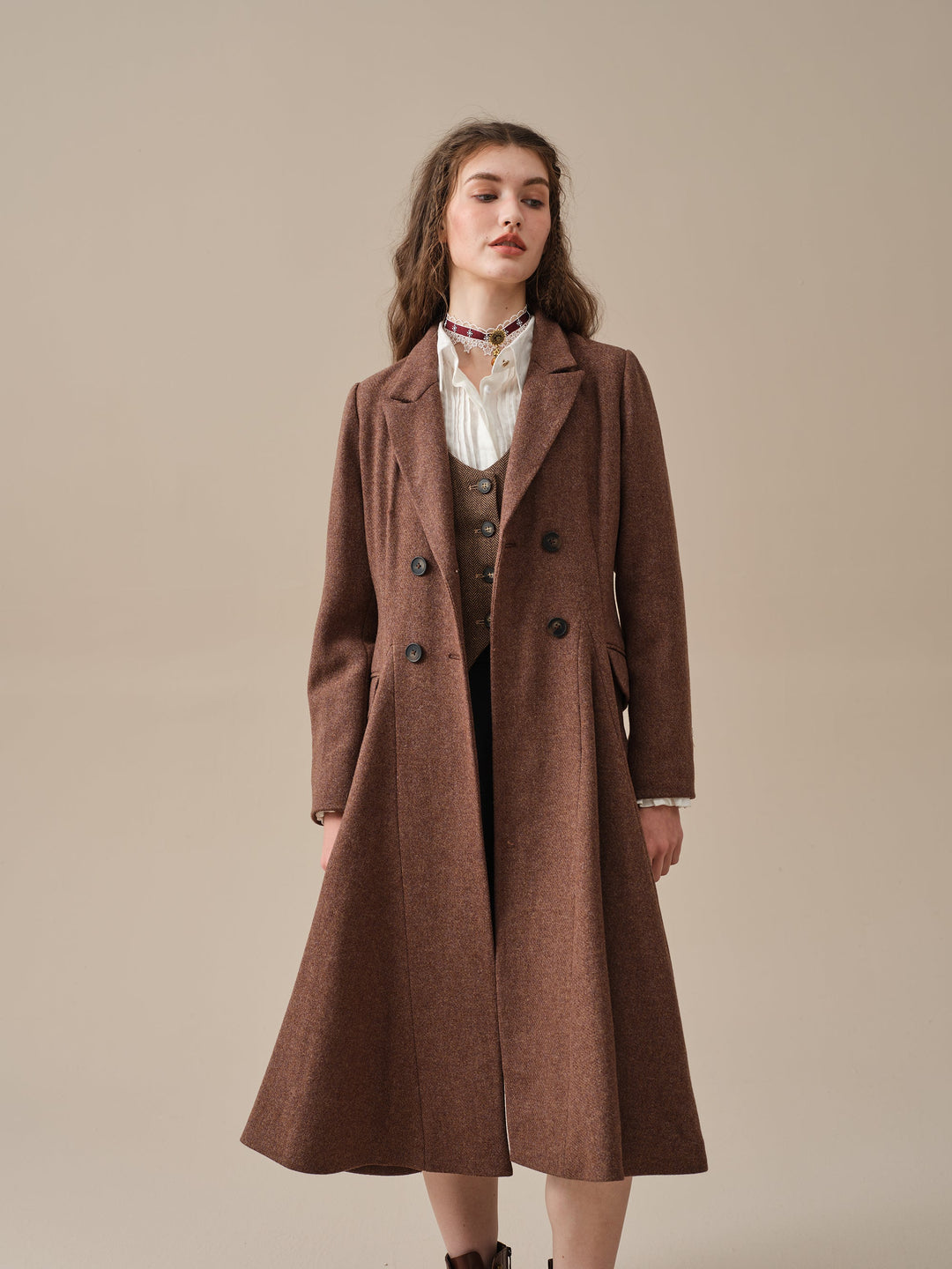 The Roman Holiday 17 | 100% wool classic coat