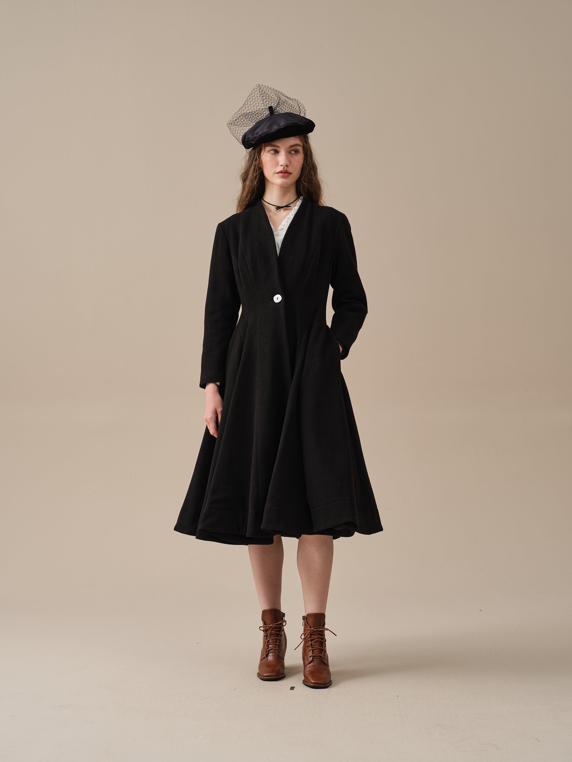 Size 22 wool fashion coat