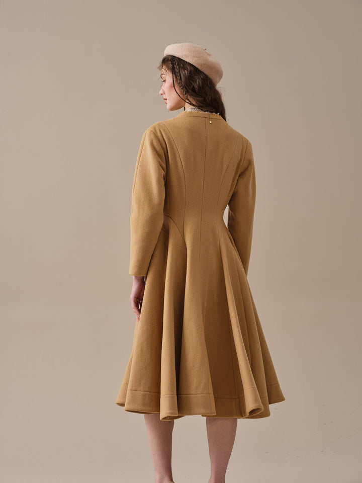 LITTLE WOMEN 22 | WOOL COAT IN GoldenRod