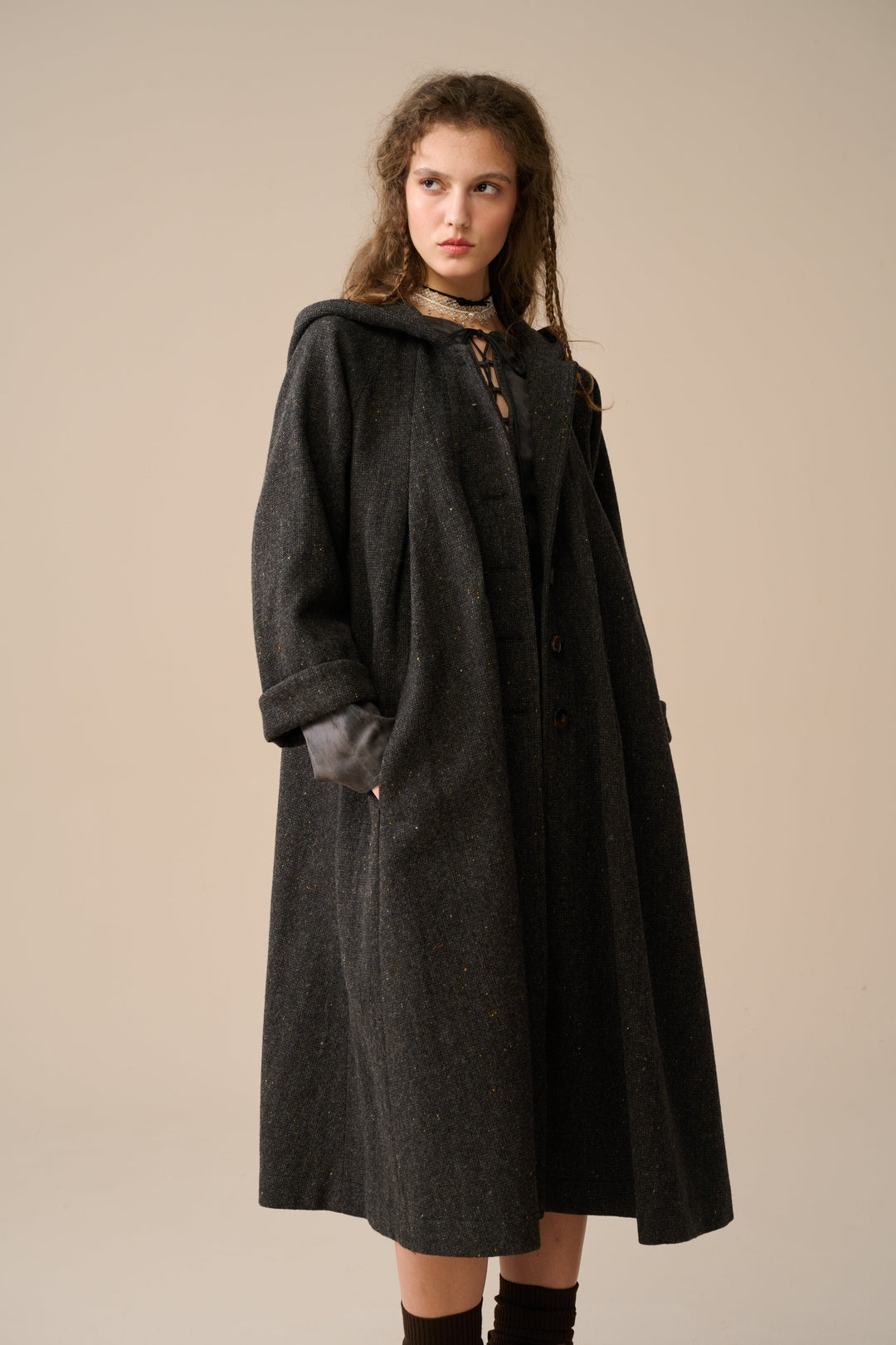 Academy 06 | hooded wool coat jacket