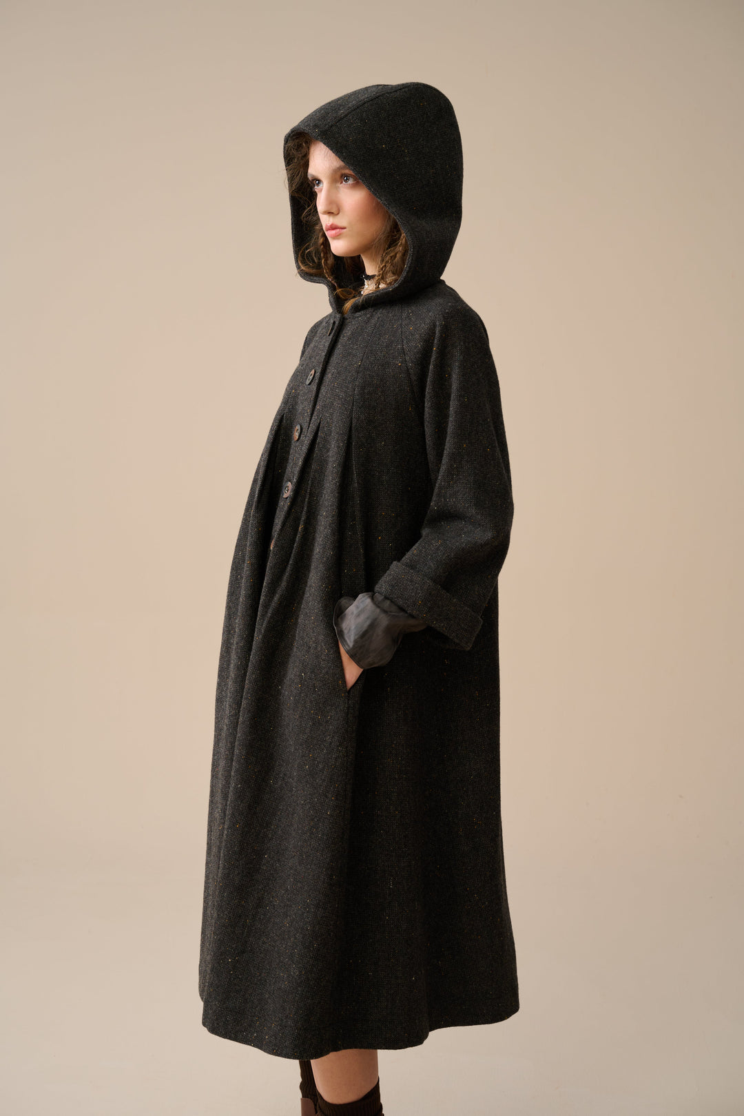 Academy 06 | hooded wool coat jacket