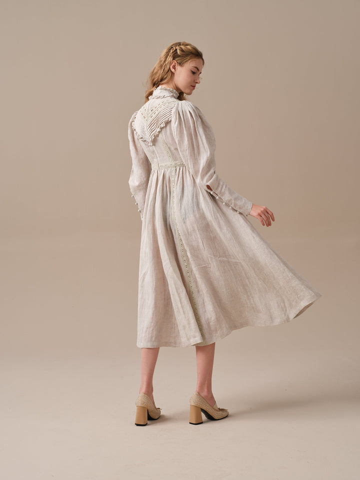 MARY 18 | VINTAGE LINEN DRESS GOWN