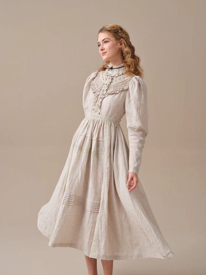 MARY 18 | VINTAGE LINEN DRESS GOWN