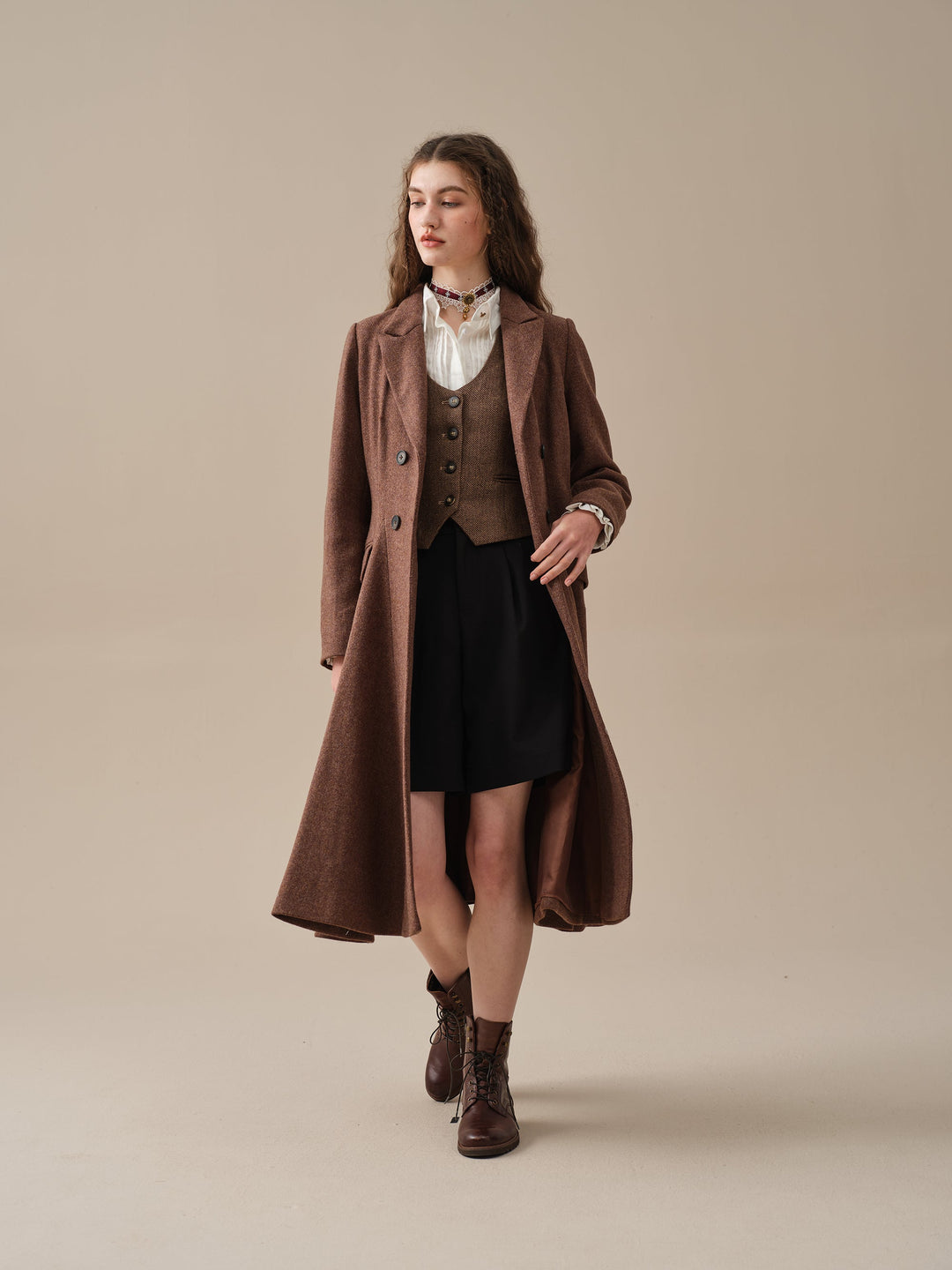 The Roman Holiday 17 | 100% wool classic coat