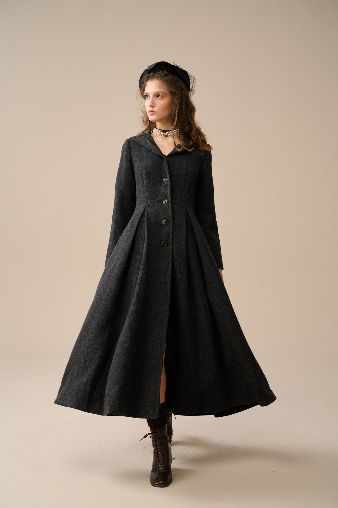 My Fair Lady 26 | Hooded Wool Coat