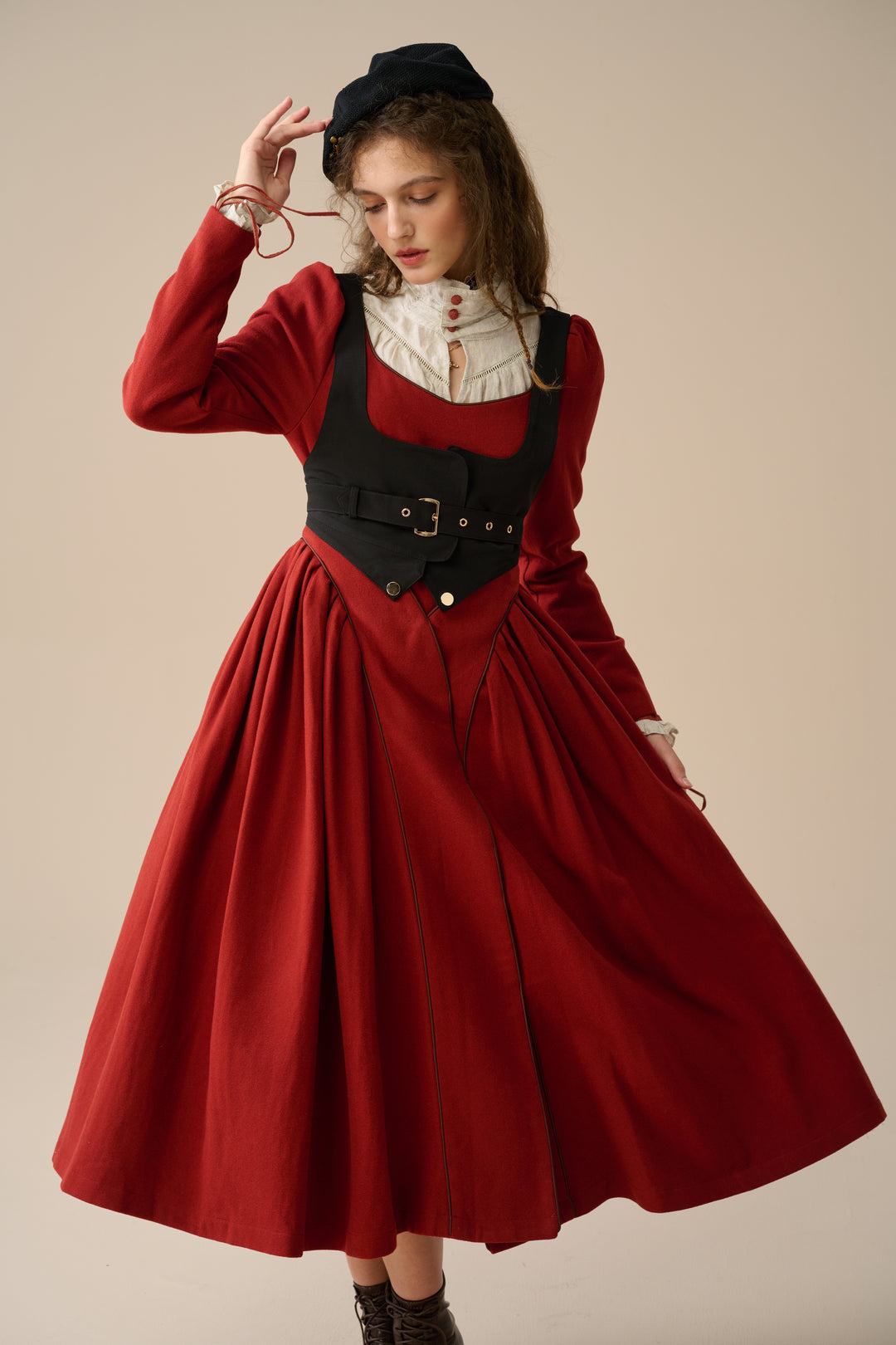 Rosalind 19 | Vintage victorian wool dress