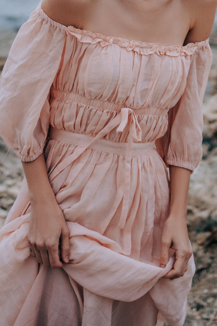 Osmanthus 01 | maxi linen dress