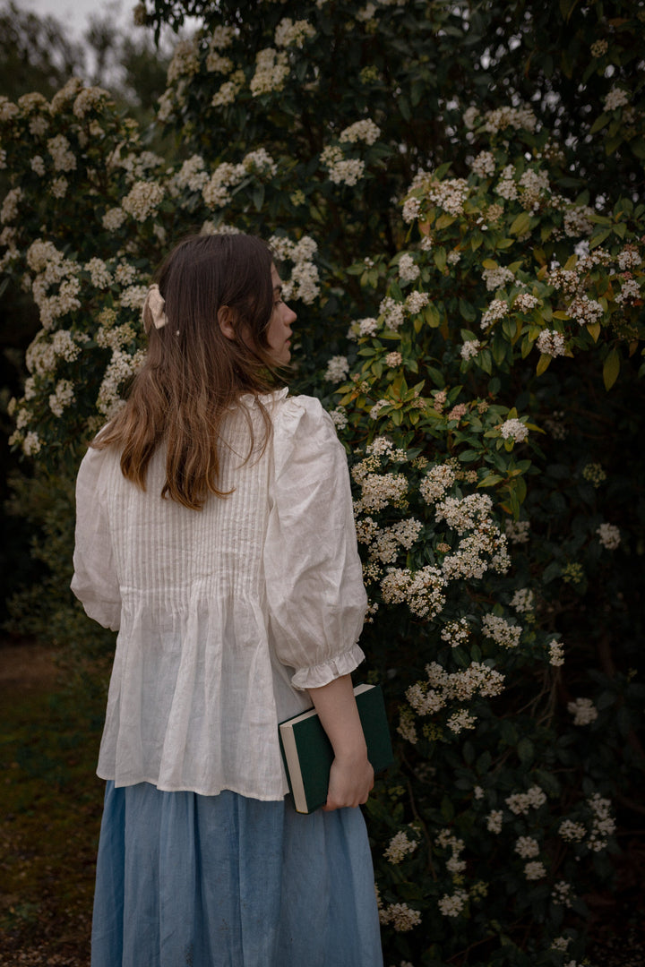 Louise 11 | handmade victorian vintage linen blouse