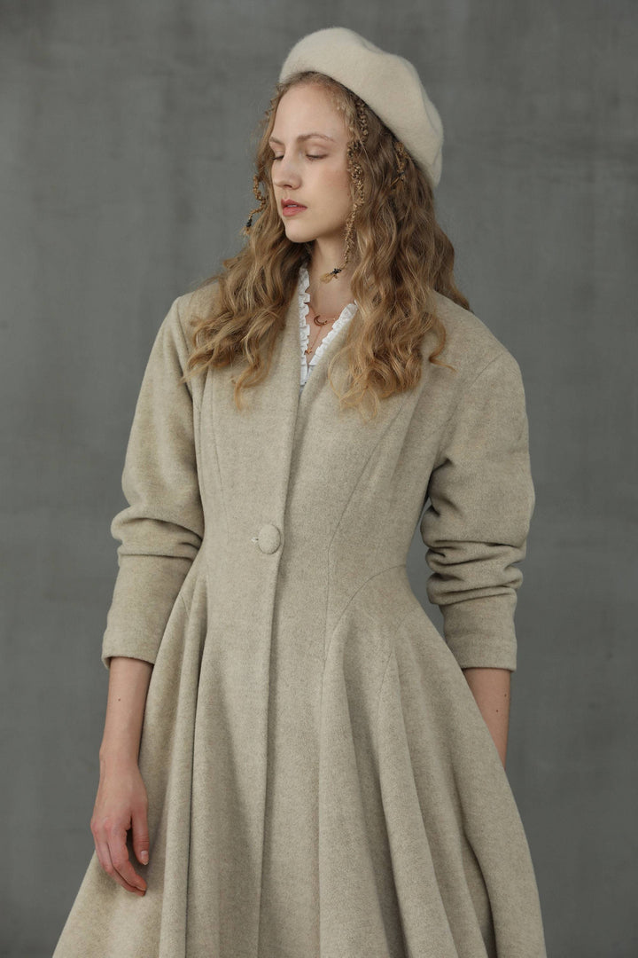 LITTLE WOMEN 22 | WOOL COAT IN GoldenRod