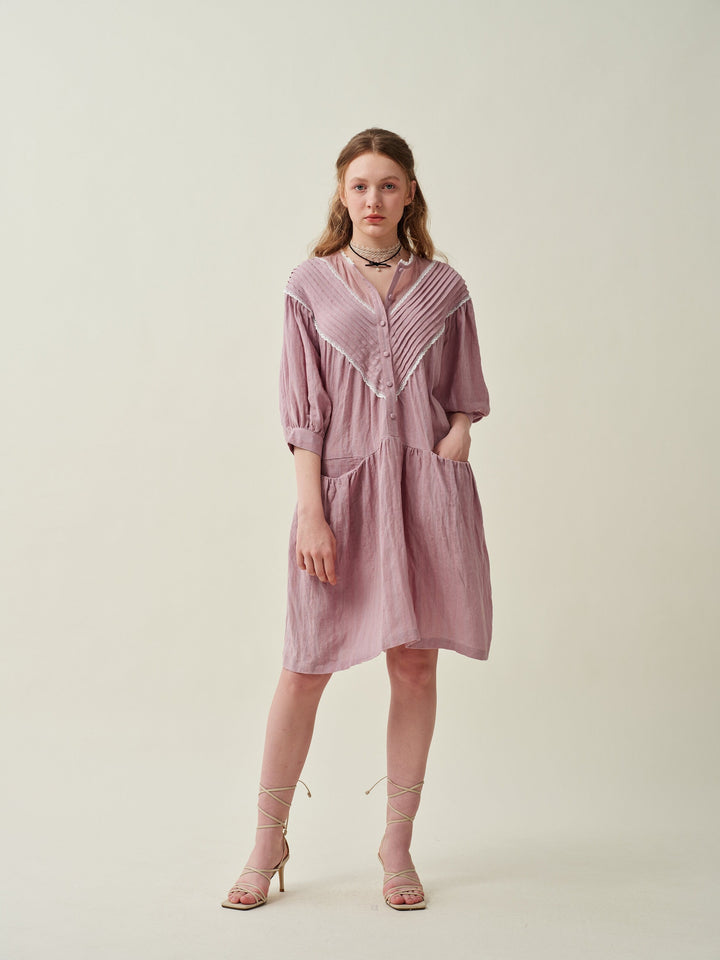 Lily 19 | linen dress with pockets