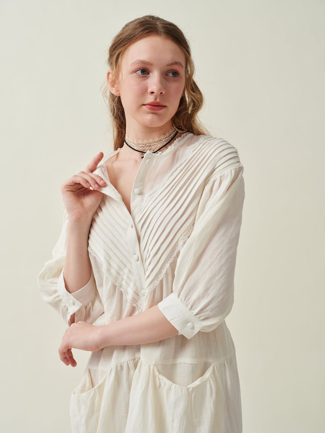 Lily 19 | linen dress with pockets