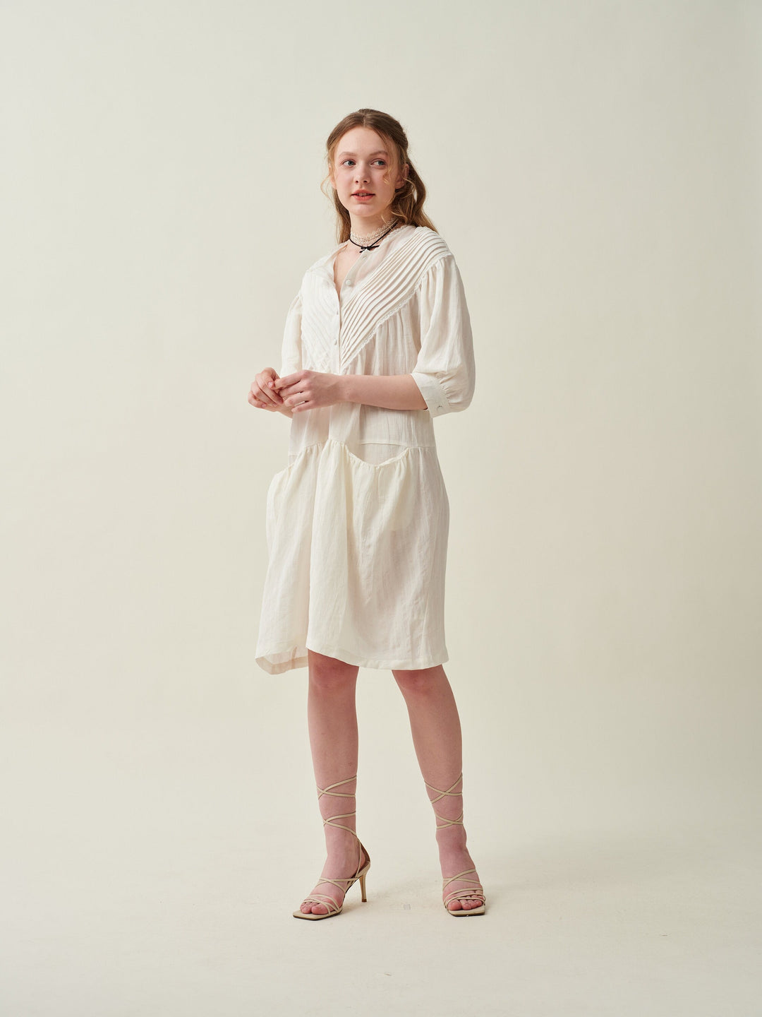 Lily 19 | linen dress with pockets