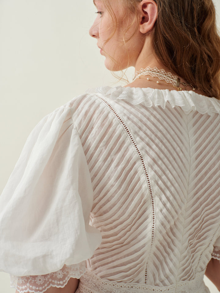 Zoe 16 | luxurious handmade blouse