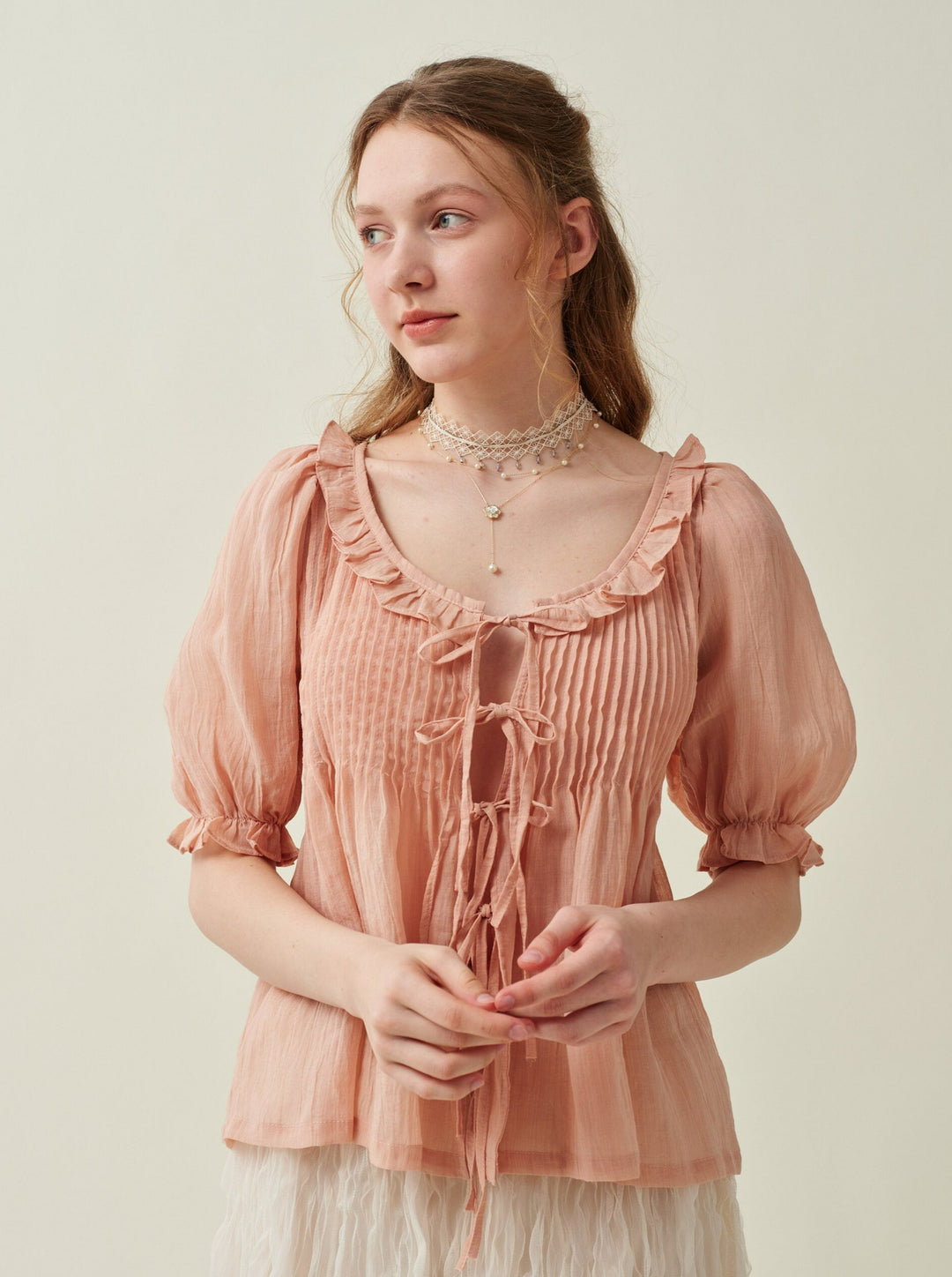 Louise 11 | handmade victorian vintage linen blouse