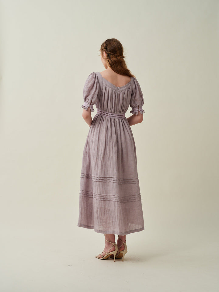 Camellia 18 | lace linen dress