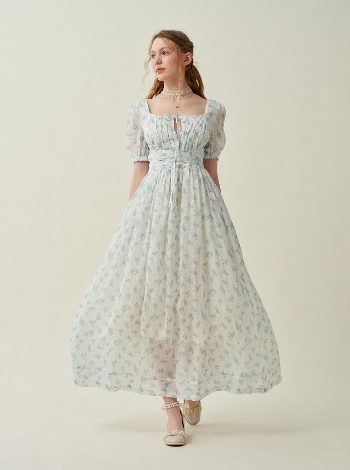 Alice 19 | Floral linen dress