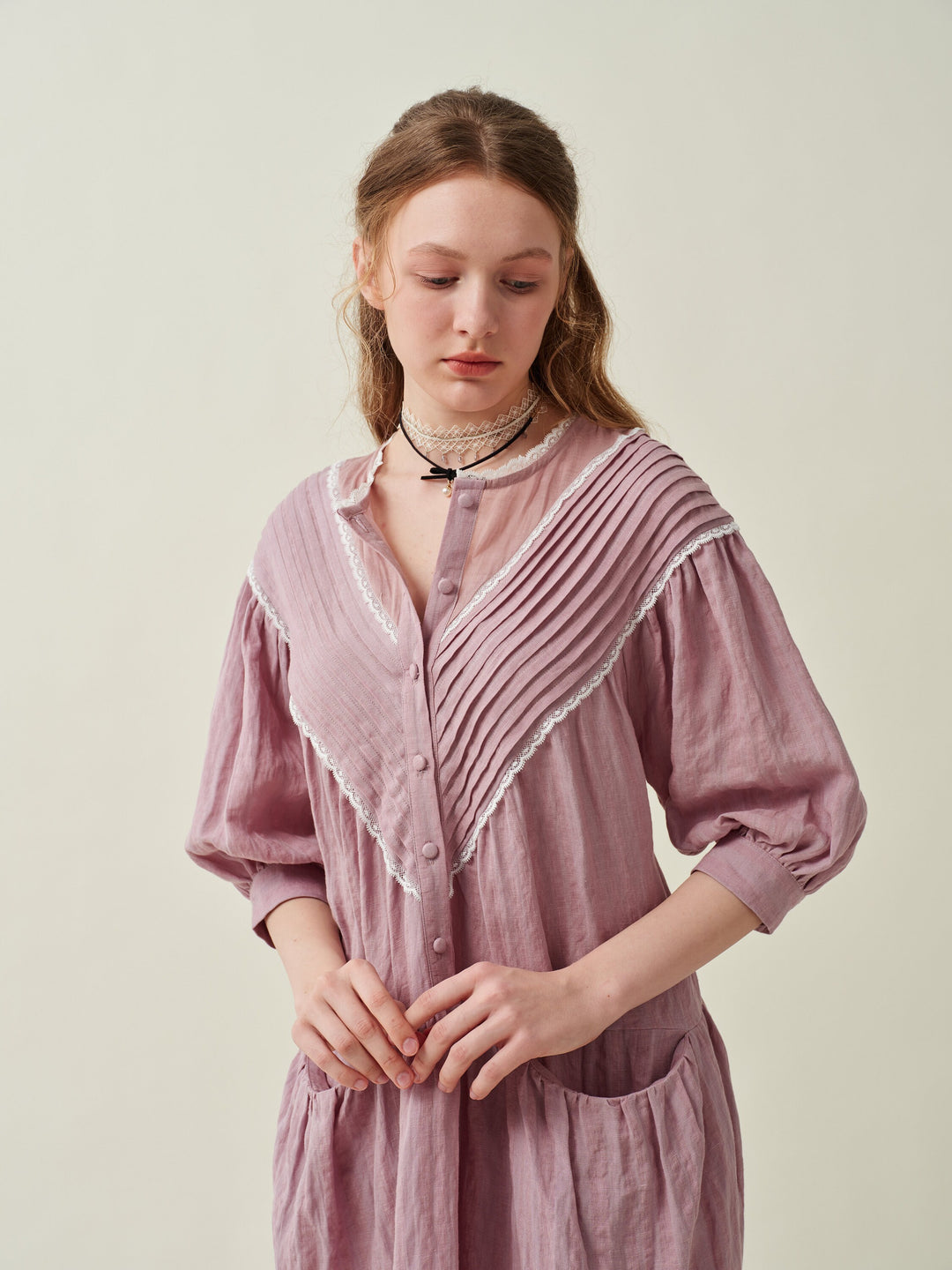 Lily 19 | linen dress with pockets