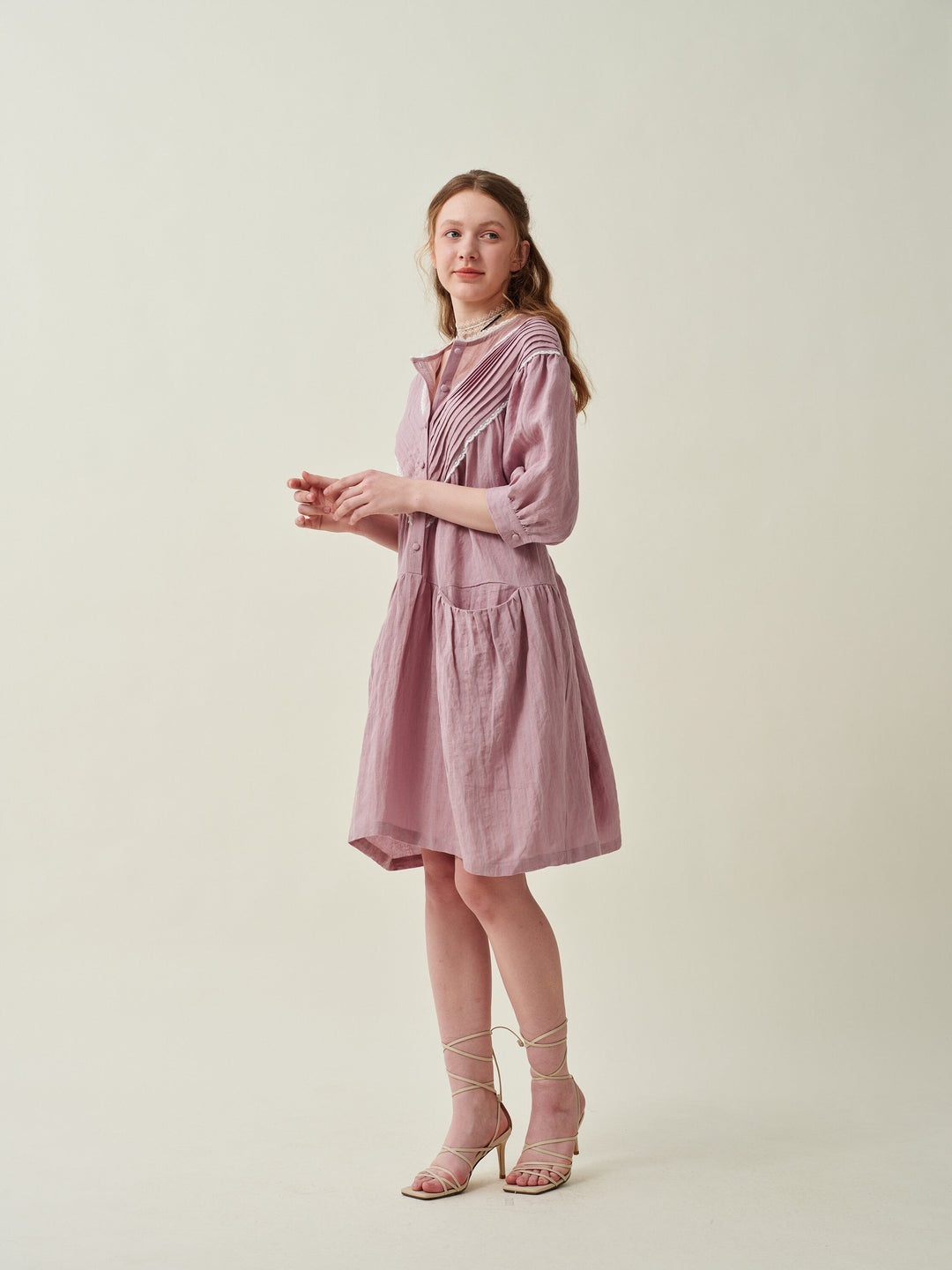 Lily 19 | linen dress with pockets