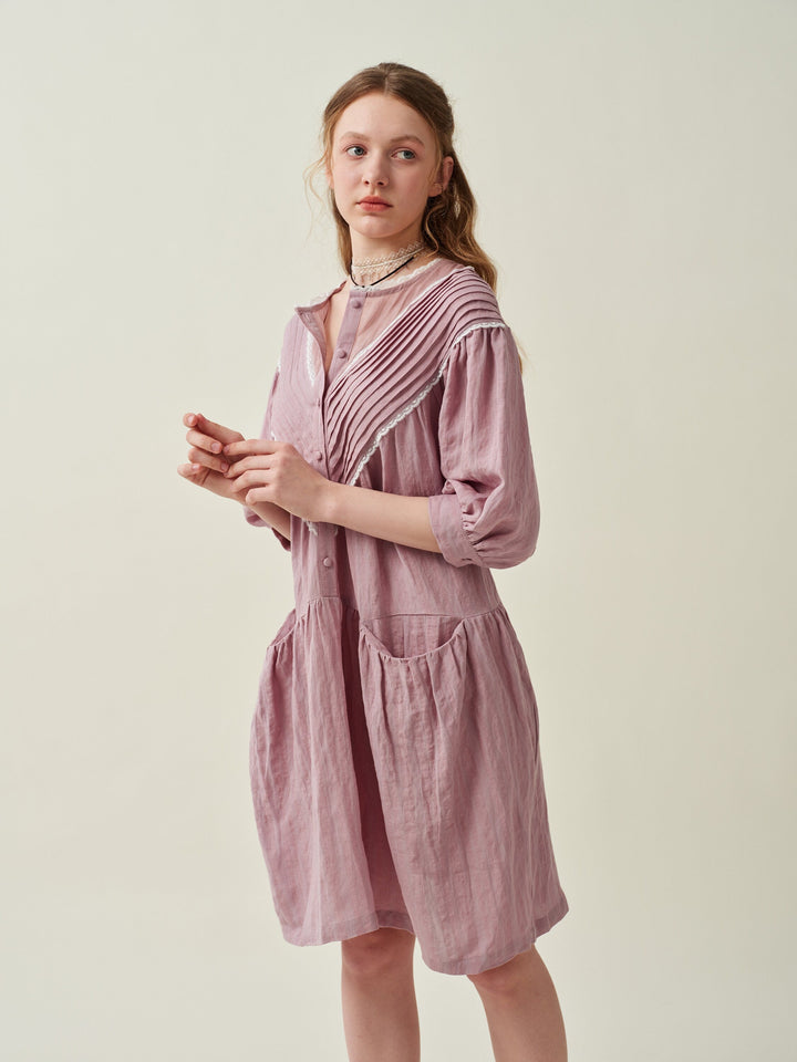 Lily 19 | linen dress with pockets