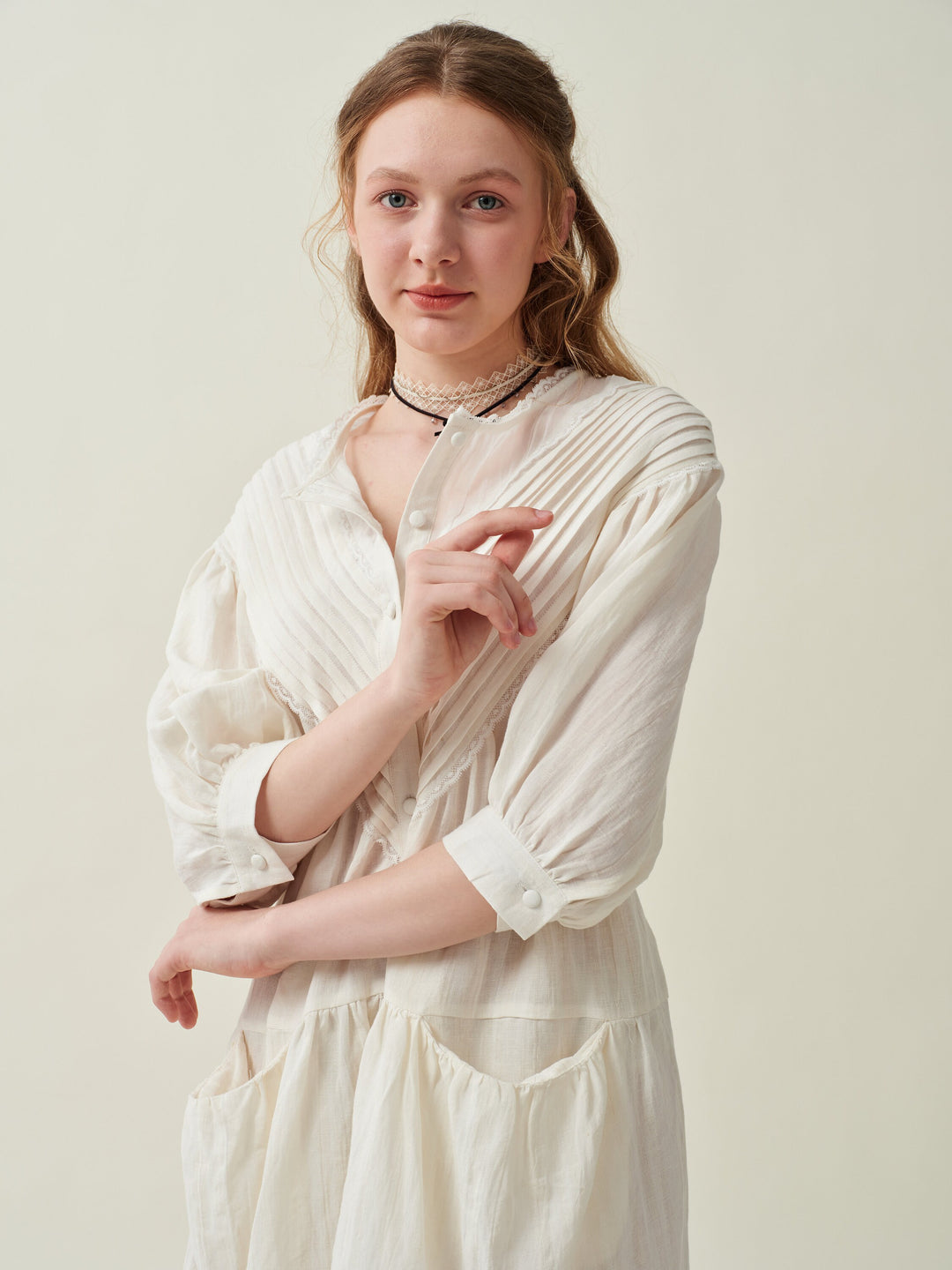 Lily 19 | linen dress with pockets