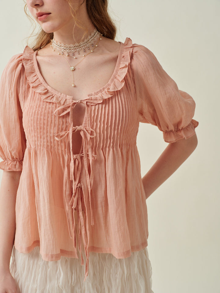 Louise 11 | handmade victorian vintage linen blouse