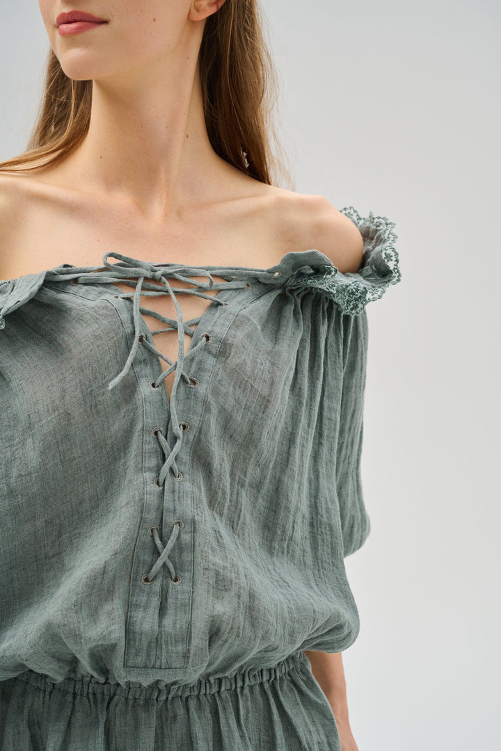 Stella 25 | Ruffled Lace Fairy Blouse