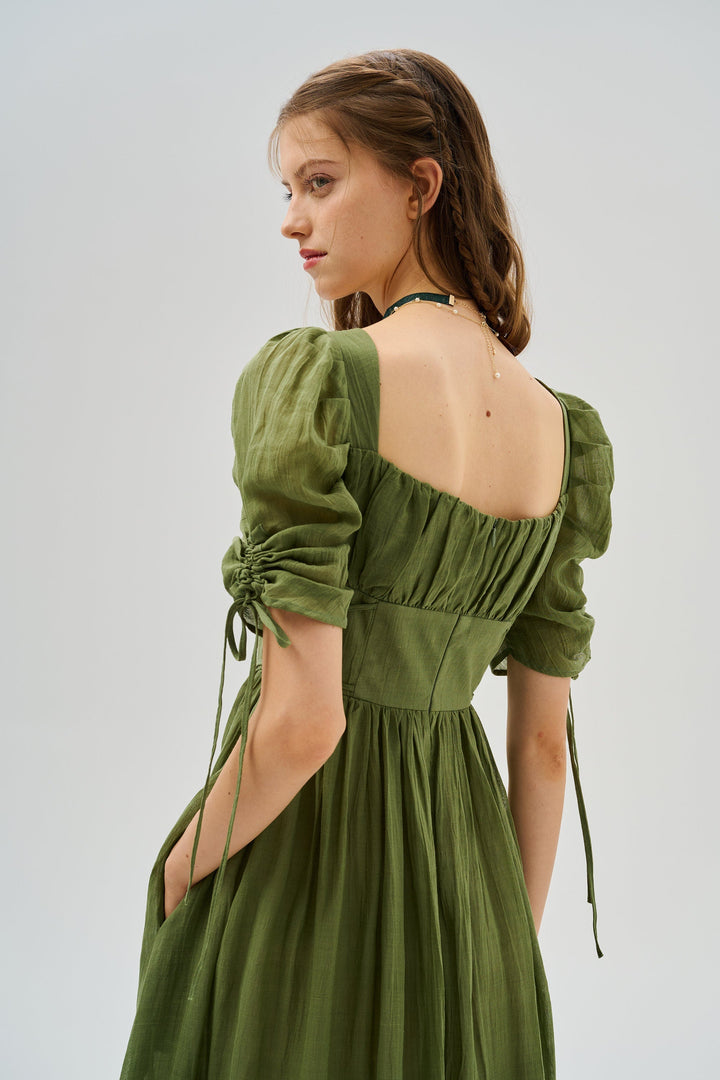 Monette 27 | Corset Linen Dress