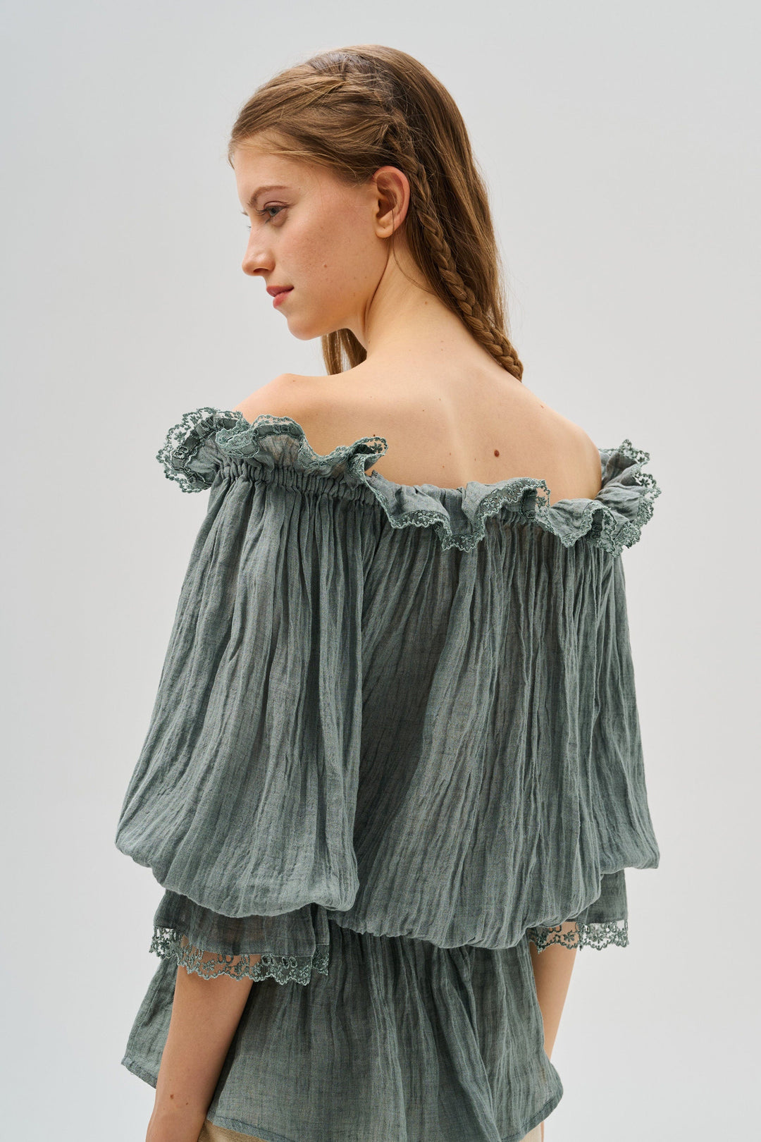 Stella 25 | Ruffled Lace Fairy Blouse