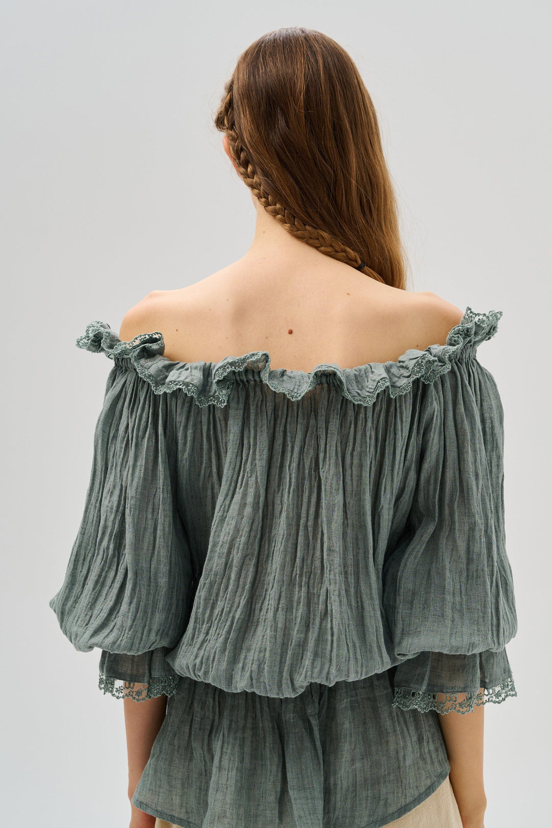 Stella 25 | Ruffled Lace Fairy Blouse